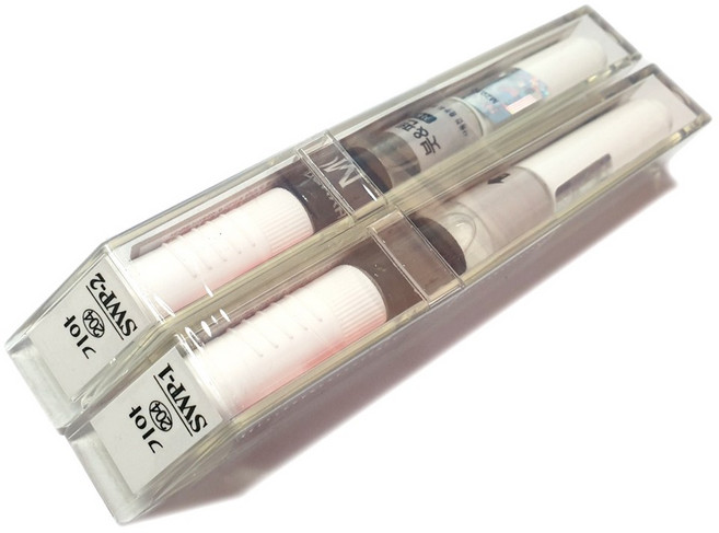 현대모비스 기아 순정 컬러 붓펜 페인트 3D 183, 1개, 현대 모비스 붓펜 W6H 베이스+펄 2개포장