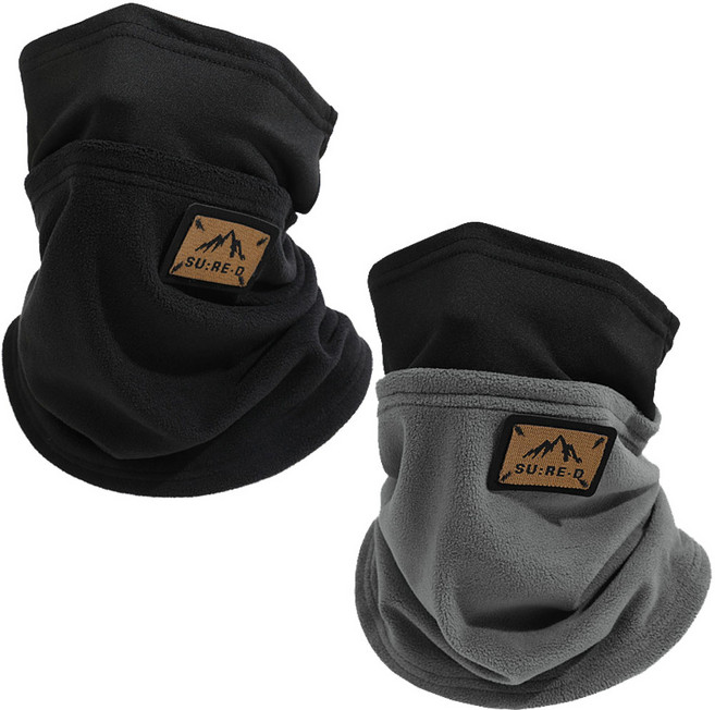 루이스 겨울 방한 넥워머 마스크 목토시 남여공용 2P세트