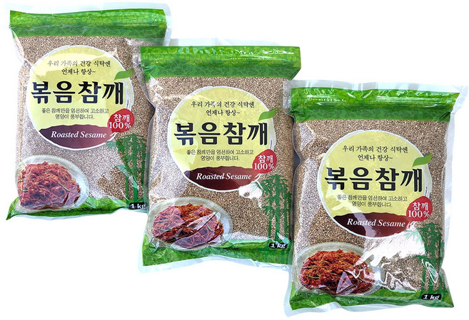 새마원 소담 볶음참깨1kg 볶은참깨, 3개