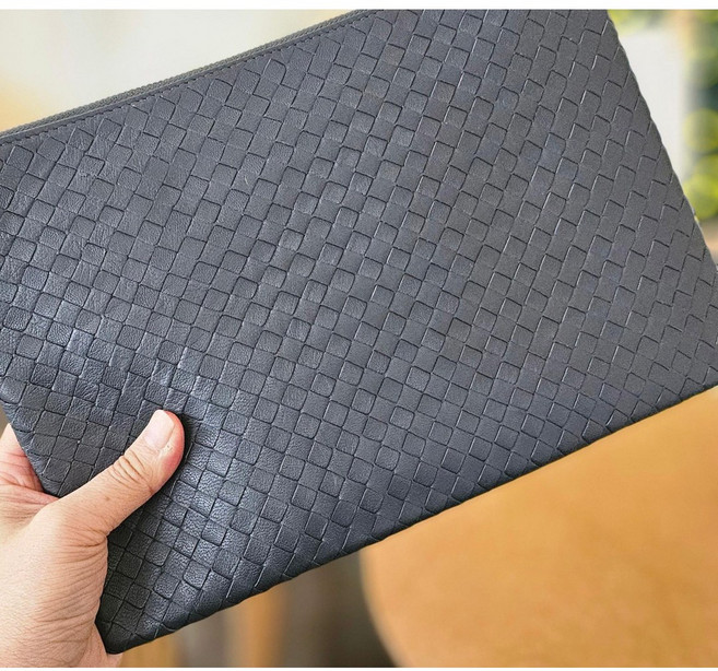 벨라 헤리티지 명품 양가죽 수제 위빙 클러치