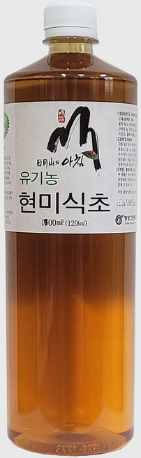영양그린푸드 유기농 현미식초 /막걸리종초 흑초, 1개, 1L