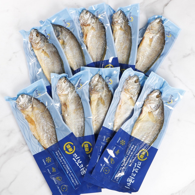 내장제거 찐보리굴비 영광 법성포 비린내 완벽제거 굴비선물세트, 1세트, 대 2미 (29cm내외 일반포장)