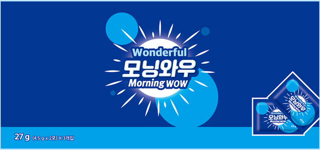 원더풀 모닝와우, 1개, 27g