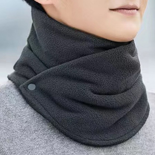 [당일발송] 겨울 방한 똑딱이 단추 넥 워머 머플러 목도리 스카프