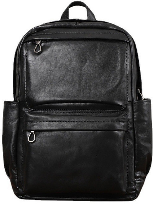 Mimi Market 남성 천연소가죽 백팩 직장인 대학생 캐주얼 가방