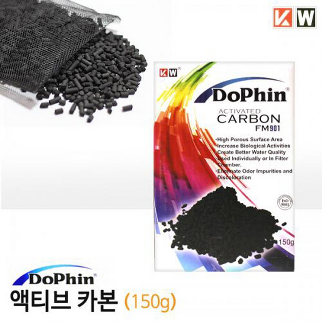 고운물 KW DoPhin 도핀 카본 여과재 150g FM901, 1개