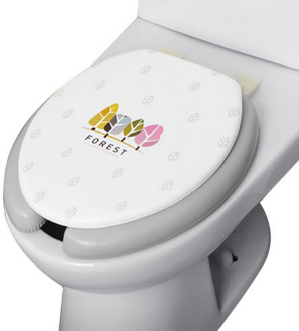 니드코 포레스트 소프트 변기커버 U형 중형, 그레이 색상, 3개