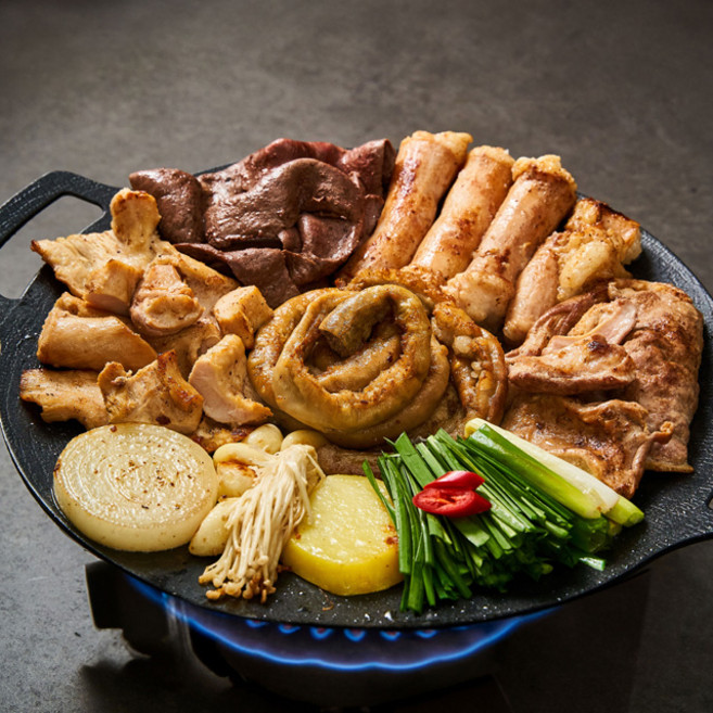 소곱창 160g+소대창 200g+소막창 200g+소염통 200g, 1개, 760g