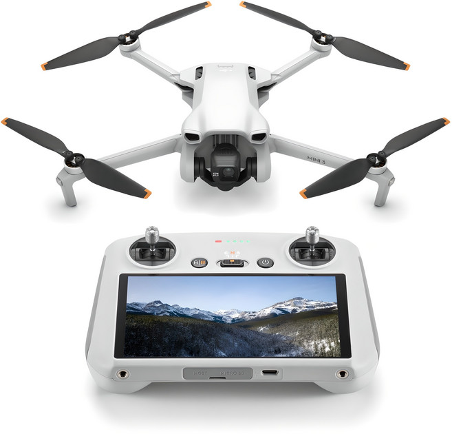 DJI Mini 3 촬영용 드론 + RC 세트, 혼합색상, 1개