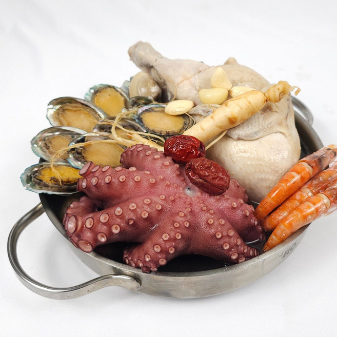 용왕 해신탕 해천탕 해물탕 보양식 랍스터 해신탕 밀키트 캠핑 해물삼계탕 해물보양식, 궁중해신탕, 1세트