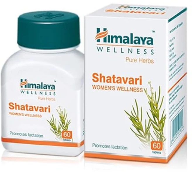 Himalaya Pure Herbs Shatavari Women's Wellness Tablets Promotes lactation White 60 Count, 4개, 60정 - 쿠팡