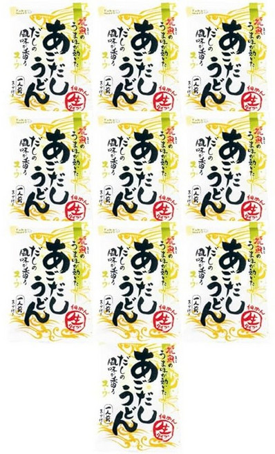 고키식품 타카모리 아고다시 우동 158g ×10개 (상온 보관 제품)(생 타입 즉석면)