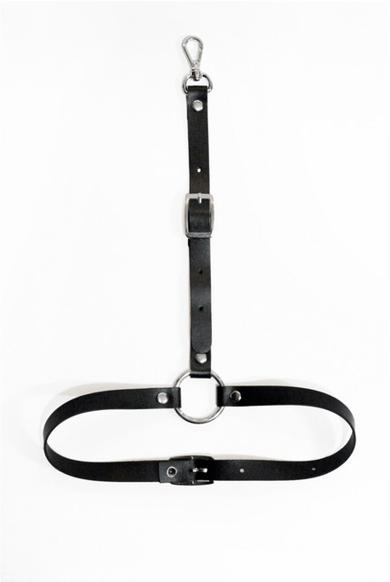 블랙 심플 버클 링 장식 허벅지 남녀공용 다리 사람 하네스 벨트