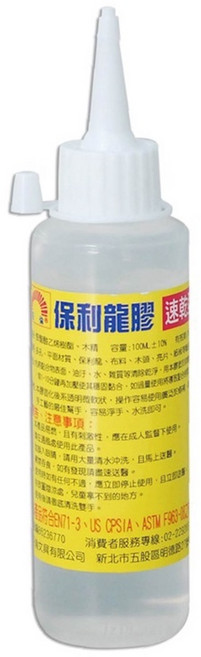 【CHL】CHU LUN 巨倫 A-1003B 保利龍膠 100cc, 1個