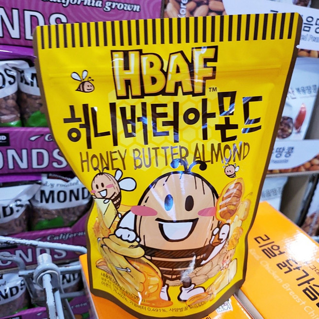 HBAF 허니버터 아몬드, 500g, 3개