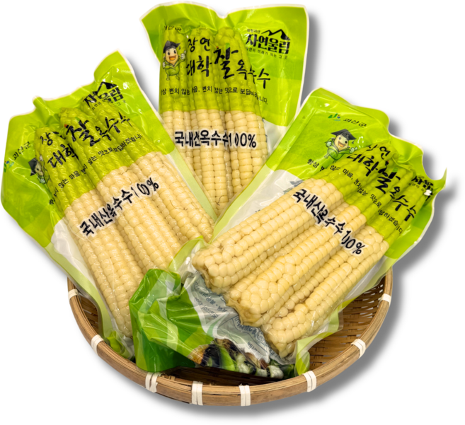 청담채 괴산 삶은 냉동 찐 대학찰옥수수, 30개, 1박스
