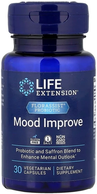 Life Extension FLORASSIST® 프로바이오틱 기분 향상 베지 캡슐 30정 LEX-22503, Life Extension 라이프 익스텐션 FLORAS, 1개 - 쿠팡
