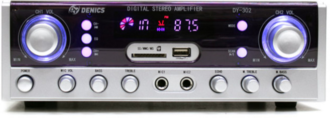 블루투스 내장형 2채널 미니앰프, DY-302