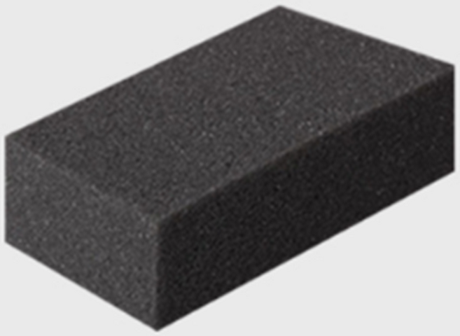 미용실 얼굴털이 스펀지 머리카락 털기 패드, 1개