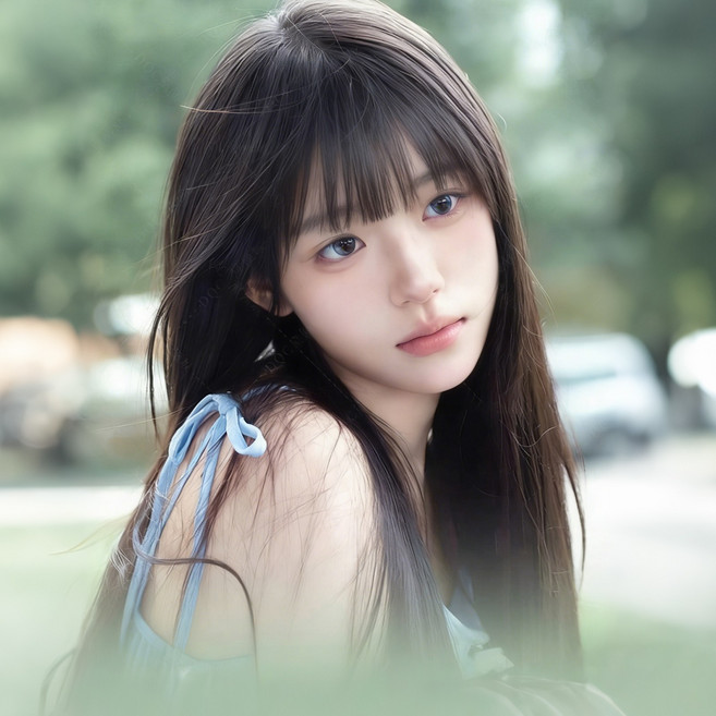 Leesheer 여성 긴머리 생머리 가발 자연스러운 볼륨감 데일리 부분가발, 1개, 멜란지블랙