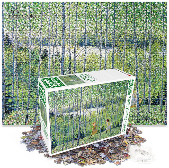 빨강머리앤 직소 퍼즐 300조각, 300피스, 자작나무숲의 녹색바람, 1개