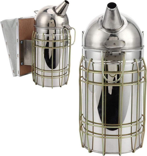 원형 스테인리스 스틸 양봉 훈연기, 1개