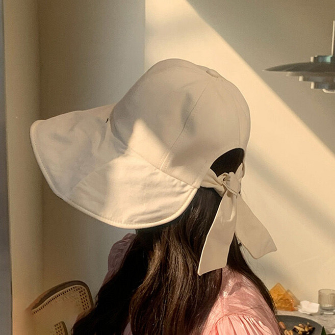 와이드 자외선차단 챙넓은 와이어 버킷햇 사이즈조절 햇빛가리개 여름모자
