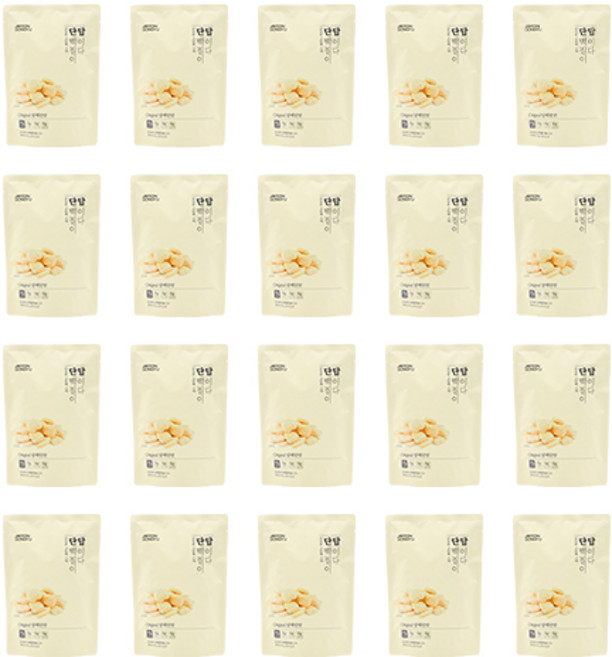 자연공유 단백질이 답이다 과자 오리지널 50g, 20개