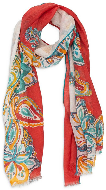 로로피아나 플로럴 프린트 스카프