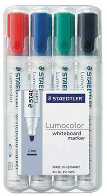 스테들러 보드마카 351 4색세트 2.0mm, 1개