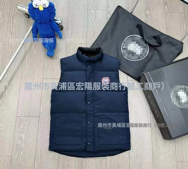 跨境高品質2025冬季新款加厚大鵝男士羽絨棉馬甲寬鬆保暖休閒背心