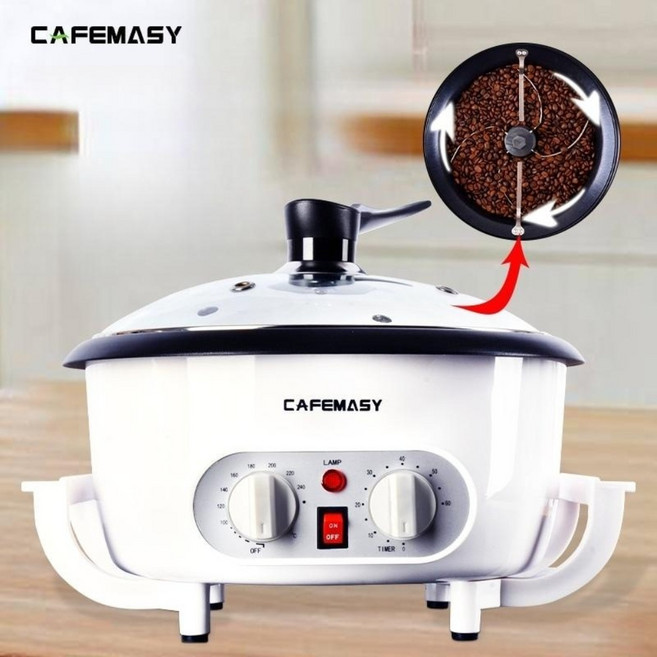 로스터기 커피 콩 볶는 기계 가정용 다용도 로스팅 팬, 온도 및 시간조절, 1개