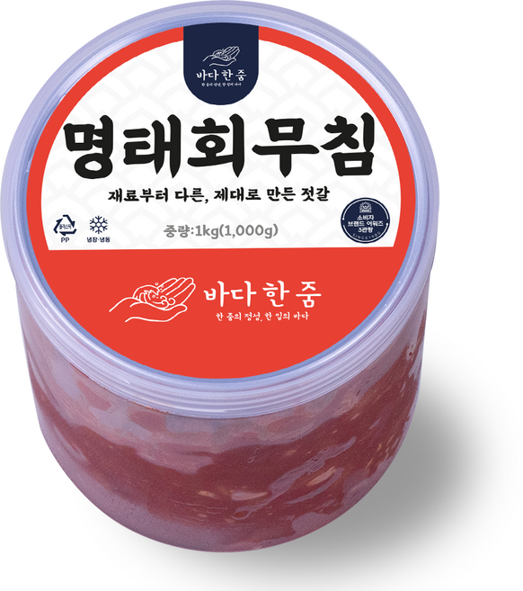 바다한줌 속초 명태회무침 명태초무침, 1개, 1kg