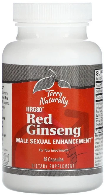 테리내추럴리 홍삼 Red Ginseng 아연 TRAACS 포도 사과껍질 HRG80 48정, 1개 - 쿠팡
