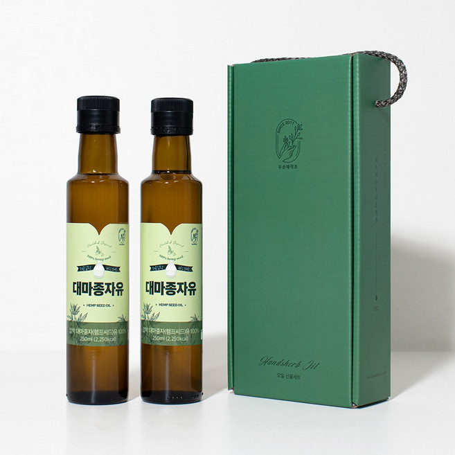 두손애약초 대마종자유 선물세트, 2개, 250ml