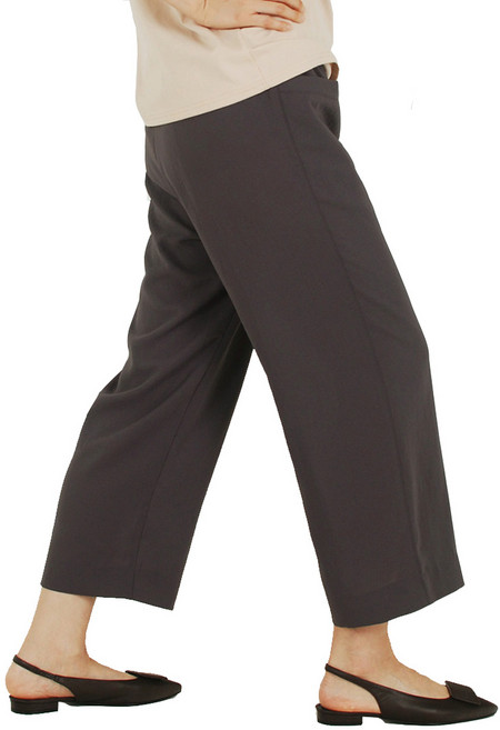 믹스밍글 1+1 엄마바지 중년여성 여름 바지 할머니 옷 50대 60대 바람 솔솔 통바지 와이드 팬츠 고무줄 빅사이즈