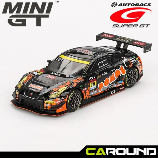 미니지티(860) 1:64 닛산 GT-R NISMO GT3 No.10 PONOS GAINER GT-R 2023 슈퍼GT 시리즈 - 일본특별모델 (JAPAN Exclusive), 1개