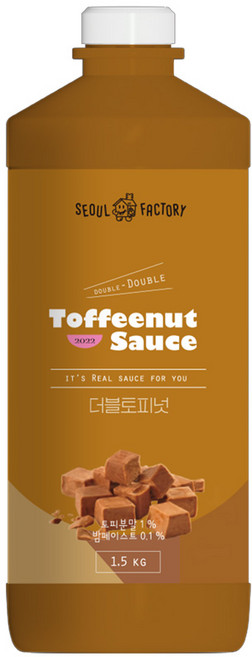 서울팩토리 더블토피넛소스 1.5kg, 1개