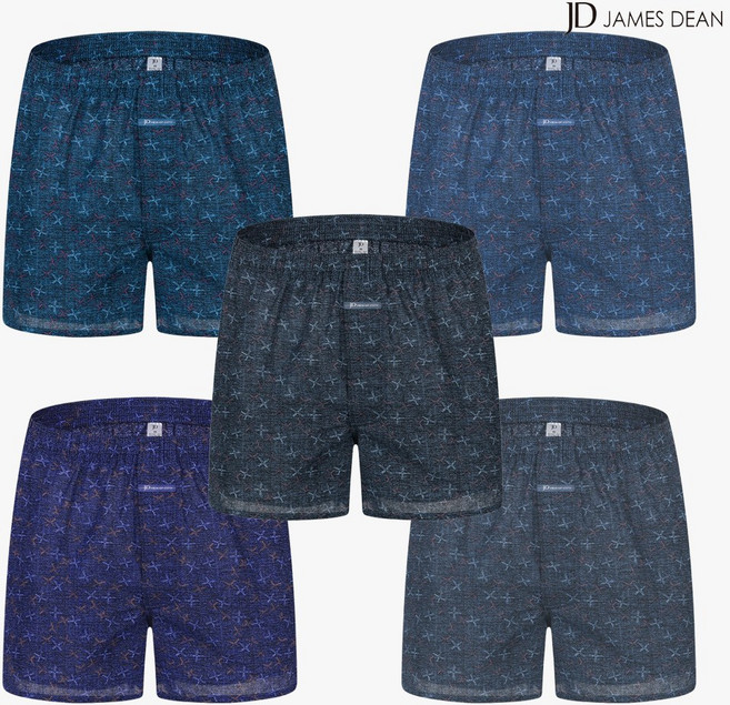 제임스딘 순면트렁크팬티 5종 남자팬티 소변구 패션 사각 세트