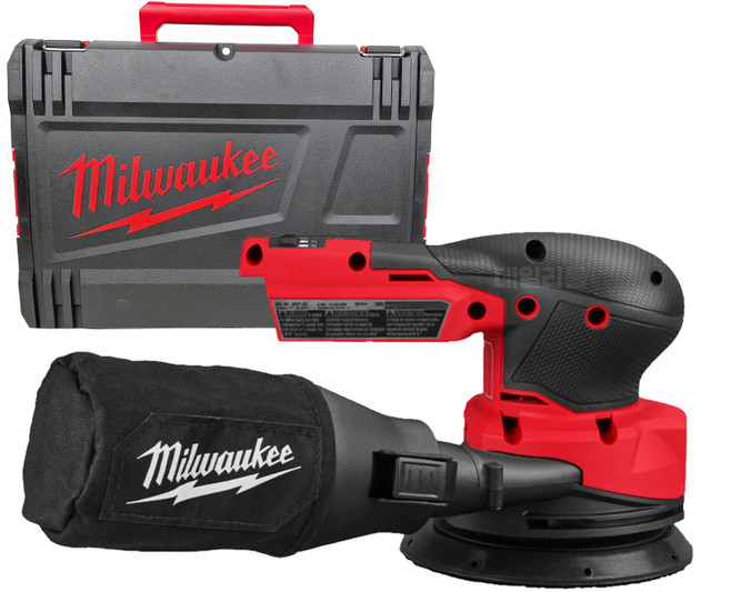 밀워키 18V 5인치 듀얼액션 충전 원형샌딩기 몸체 베어툴, 1개