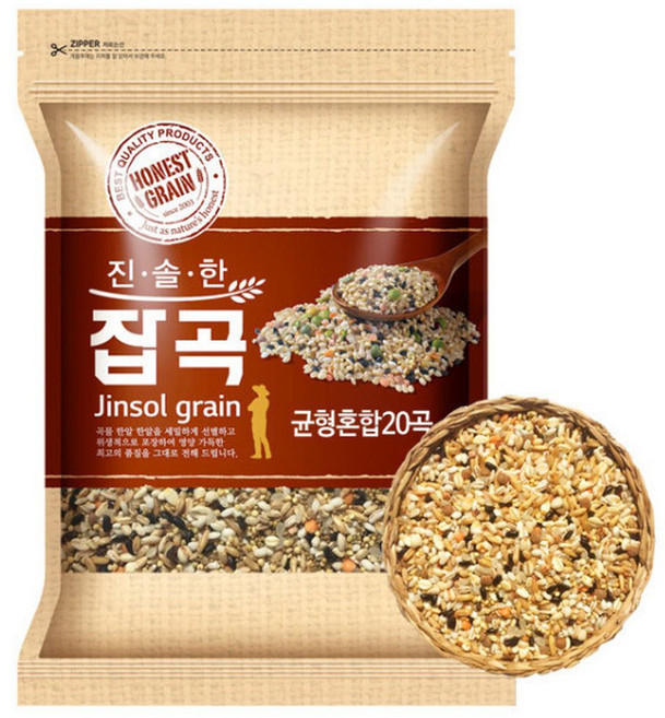 혼합잡곡 20곡 10kg 균형 20곡, 1개