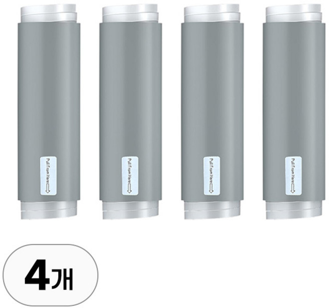 4p 매직 실리콘 손잡이 커버 세트 다용도 세이프 핸들 냄비 프라이팬 방문 문고리 도어 문콕 방지 후라이팬 내열 보호 팬손잡이, R99901A(소형, 4개