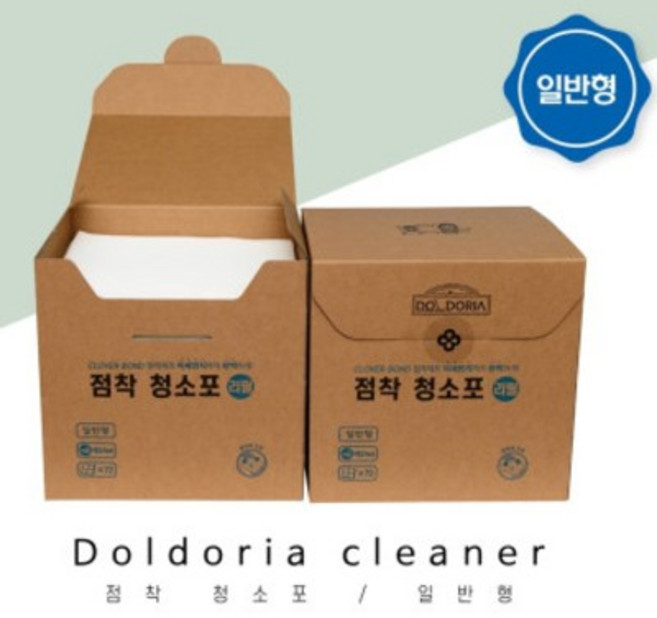 [2팩5%DC] 돌도리아 점착 청소포 리필(일반형)72매X2
