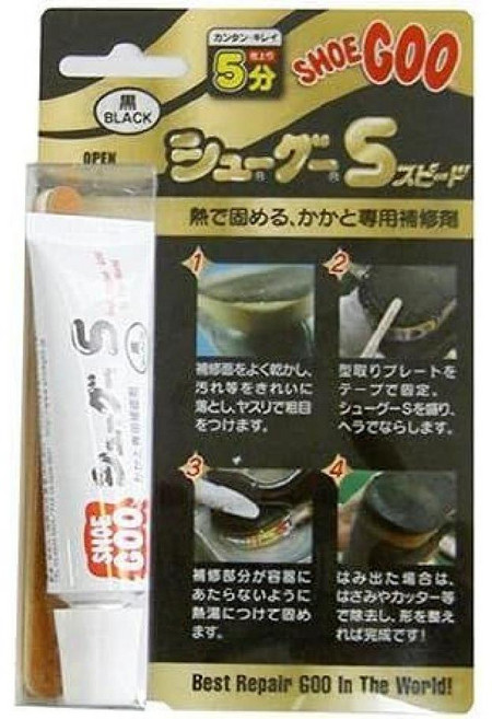 Columbus 슈케어 슈구 S 힐수선제 블랙 30g 일본제