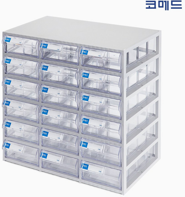 코메드 CMD-500-6 멀티박스 18칸 투명서랍장