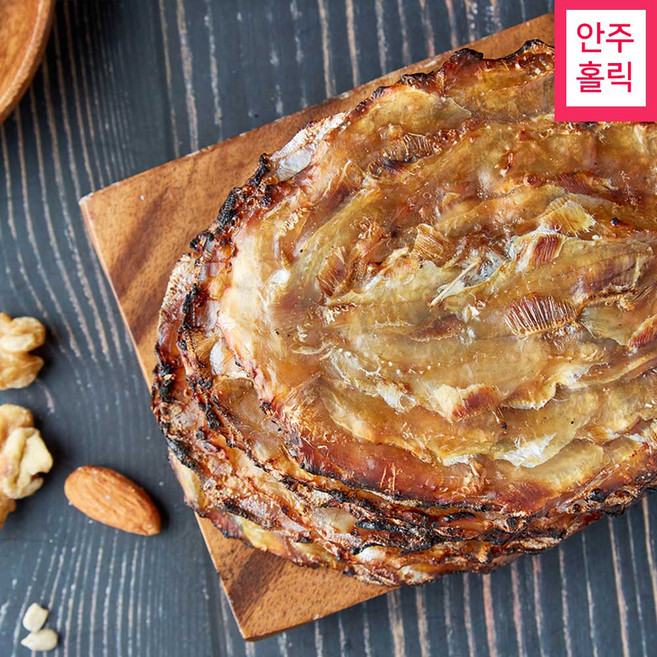 안주홀릭 명품 두툼쥐포 500g 1kg 쫄깃하고 부드러운 원단쥐포, 1개
