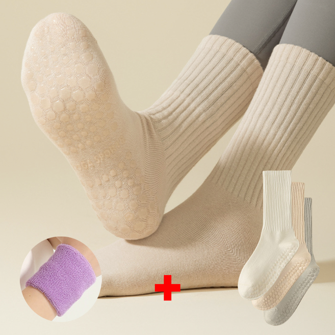 갬부지 논슬립 요가 필라테스양말 3개입