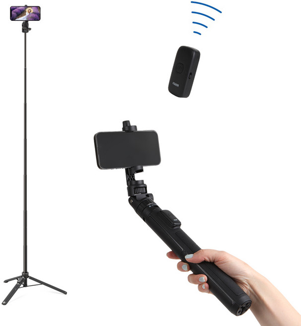 rozet 손잡이가 편한 블루투스 탑재 삼각대 RX-5760, 1개