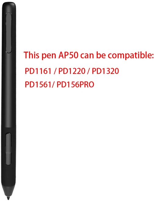 ArtPaint AP32 GAOMON 그래픽 태블릿 디스플레이 S620S630S830M106KPROM10KPROM12201230PD2200용 펜 AP50, 01 China, 02 Pen AP50