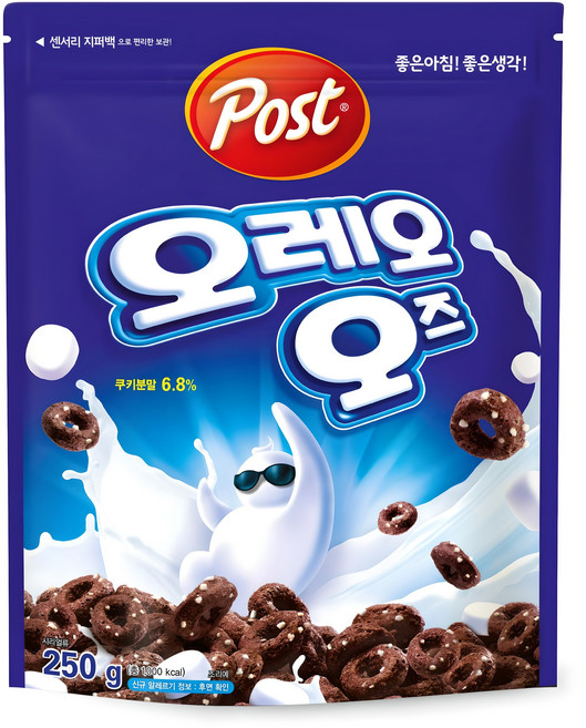 오레오오즈 시리얼, 250g, 1개